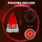 3 1/4" Motorcycle Turn Signal 2 Pack Bullet Rear Tail Light Lens Covers for Harley Softail Electra Glide Fatboy Heritage Softail Road Glide Softail Springer Tour Glide