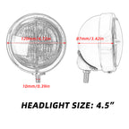 Motorcycle 4.5" H3 LED Fog Light Fog Lamp Passing Driving Spot Light For Harley Bobber Softail Road King Custom Yamaha Suzuki