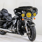7" Tri Bar Bullet Style Chrome Headligh