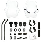 15" Motorcycle Windshield Universal For Harley Davidson Honda Kawasaki Suzuki Triumph Yamaha Indian Victory