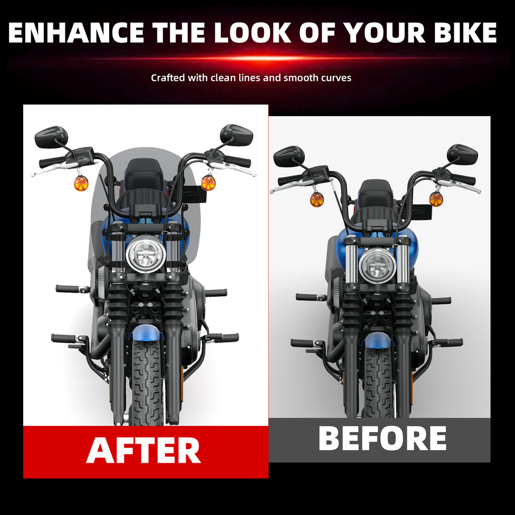 Motorcycle Windshield Motorcycle Windscreen Fit for Harley Softail Street Bob FXBB FXBBS Standard FXST Low Rider FXLR Rocker FXCW Dyna Super Glide FXD