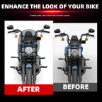 Motorcycle Windshield Motorcycle Windscreen Fit for Harley Softail Street Bob FXBB FXBBS Standard FXST Low Rider FXLR Rocker FXCW Dyna Super Glide FXD