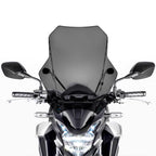 15" Motorcycle Windshield Universal For Harley Davidson Honda Kawasaki Suzuki Triumph Yamaha Indian Victory