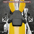 Motorcycle Mini Floorboards Front Rider Foot Pegs Pedals Rests Highway Footpegs for Harley 2018-2024 Softail Slim Fat Boy Street Bob Fat Bob Low Rider S Breakout Heritage Classic