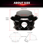 ST Style Front Fairing Windshield For Harley M8 Softail Street Bob FXBB 2018-2020 FXBBS 2021-2024 FXST