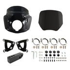 Front Headlight Fairing W/15" 11" Windshield For Dyna FXD FXDB FXDC FXDL 2006-2017