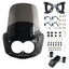 Motorcycle Fairing with 15" Smoke Windshield Windscreen & 48-58mm Mounting Kit Headlight Extension Block For Harley Dyna Fat Bob FXDF 2008 2009 2010 2011 2012 2013 2014 2015 2016 2017