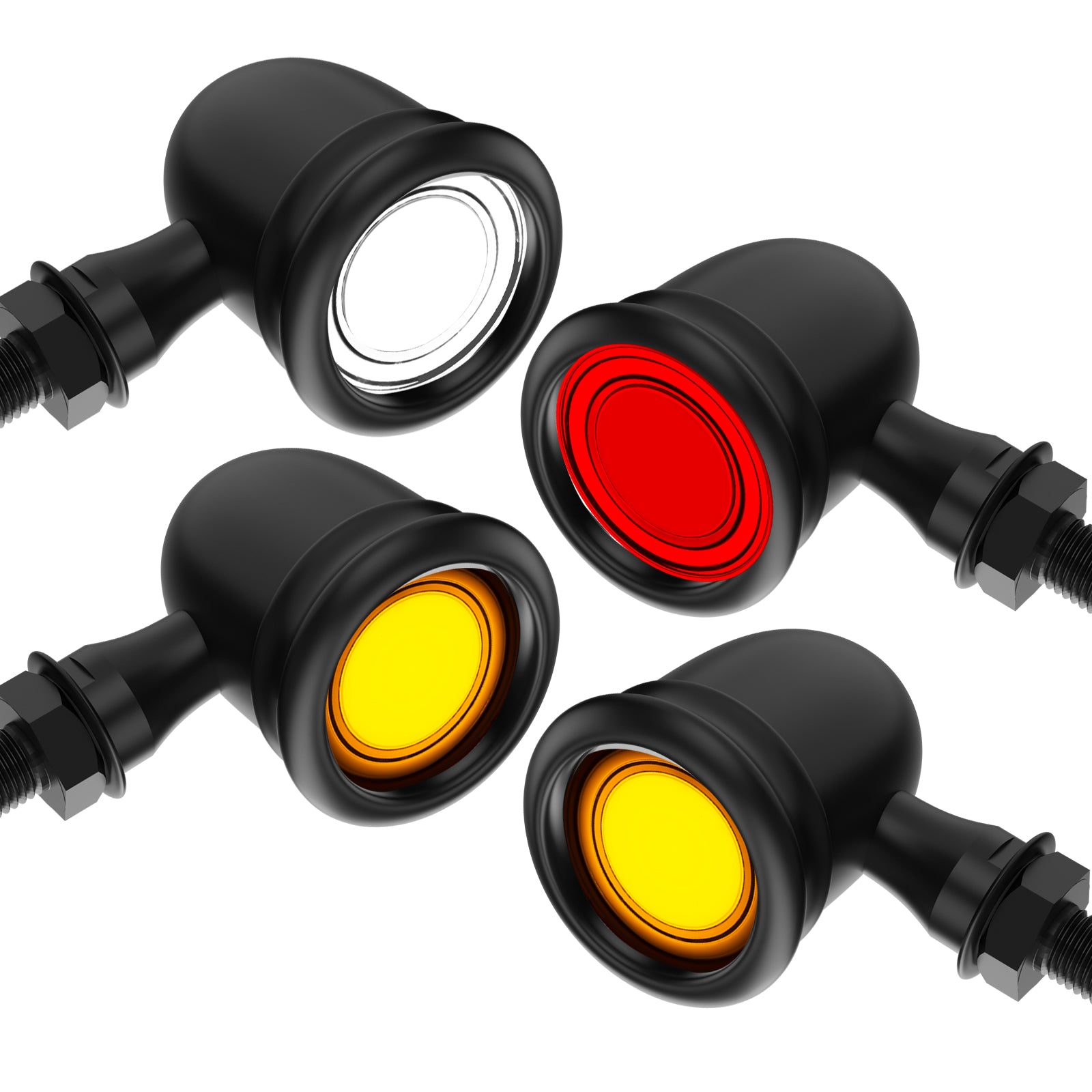 Motorcycle LED Bullet Turn Signals Front Rear Indicator