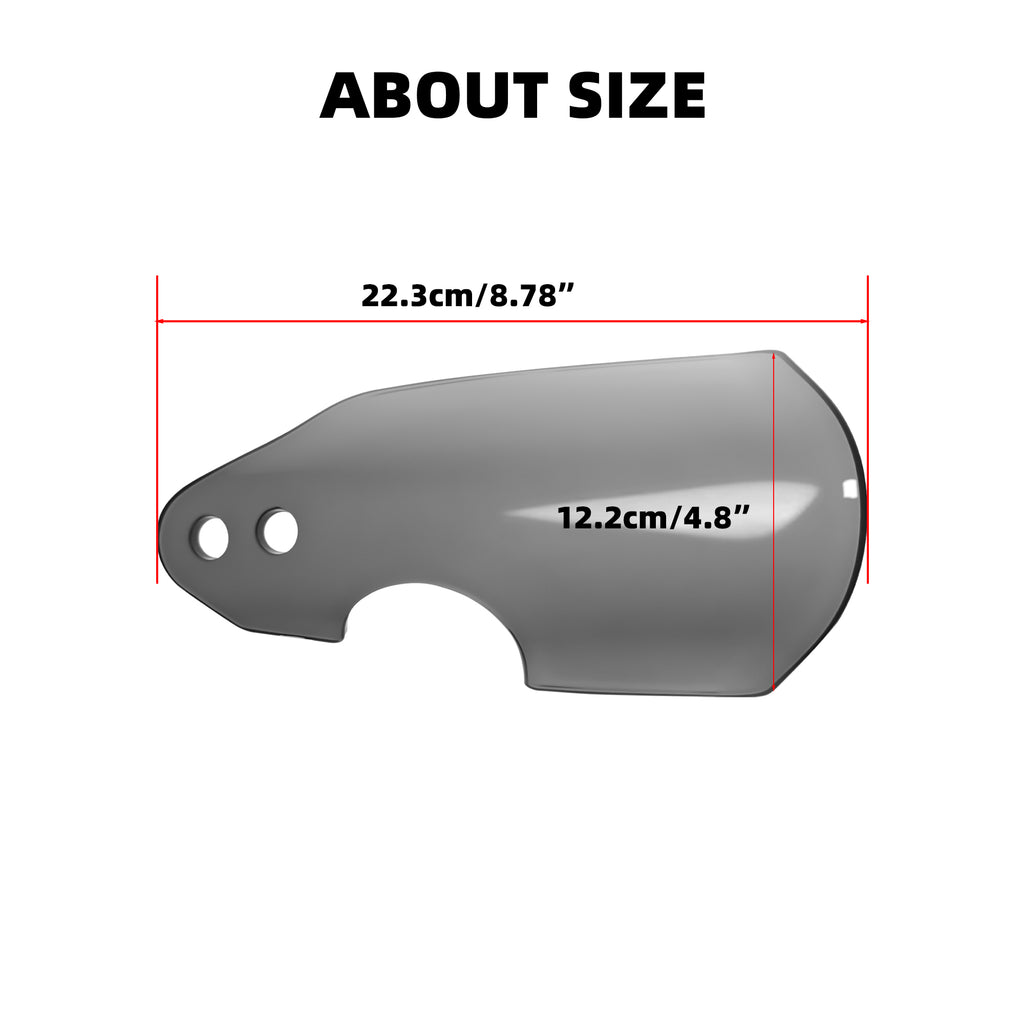 Low Rider S Handlebar Handguards Hand Shield Protector For Harley Softail Fat Bob 2018-23 Low Rider S 2020-23 Sport Glide FLSB