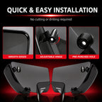 Wind Air Deflector Fairing Side Wings for Harley Road Glide 2024+, Windshield Deflectors for 2024-2026 CVO Road Glide ST FLTRXSTSE 2024-2026 Road Glide FLTRX 2023-2026 CVO Road Glide FLTRXSE