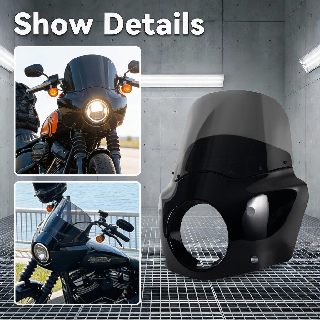 11/15 inch Motorcycle Front Fairing Road Warrior Fairing For Harley Softail Street Bob FXBB 2018-24 Standard Softail FXST 2018-2021