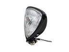 Motorcycle LED Headlight CustomTriangle Front Spotlight Vintage Head-Lamp