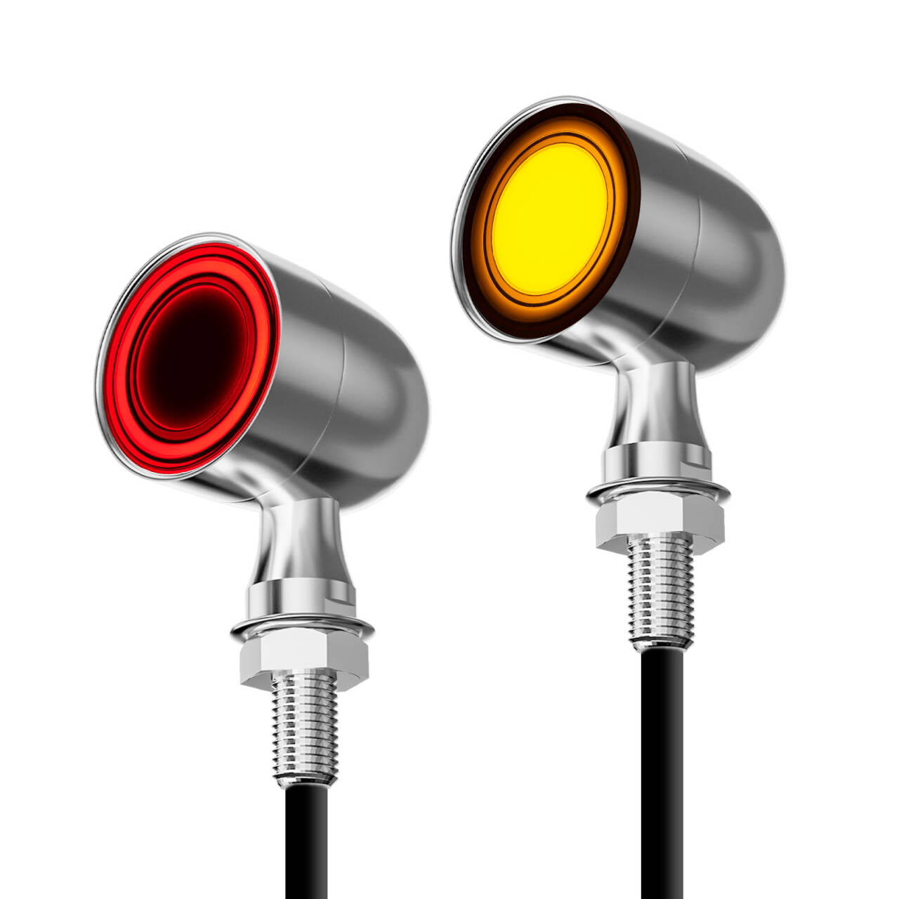 Motorcycle LED Bullet Turn Signals Front Rear Indicato