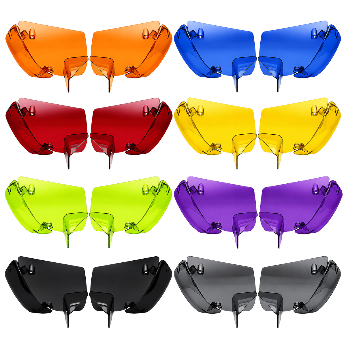 Wind Air Deflector Fairing Side Wings for Harley Road Glide 2024+, Windshield Deflectors for 2024-2026 CVO Road Glide ST FLTRXSTSE 2024-2026 Road Glide FLTRX 2023-2026 CVO Road Glide FLTRXSE