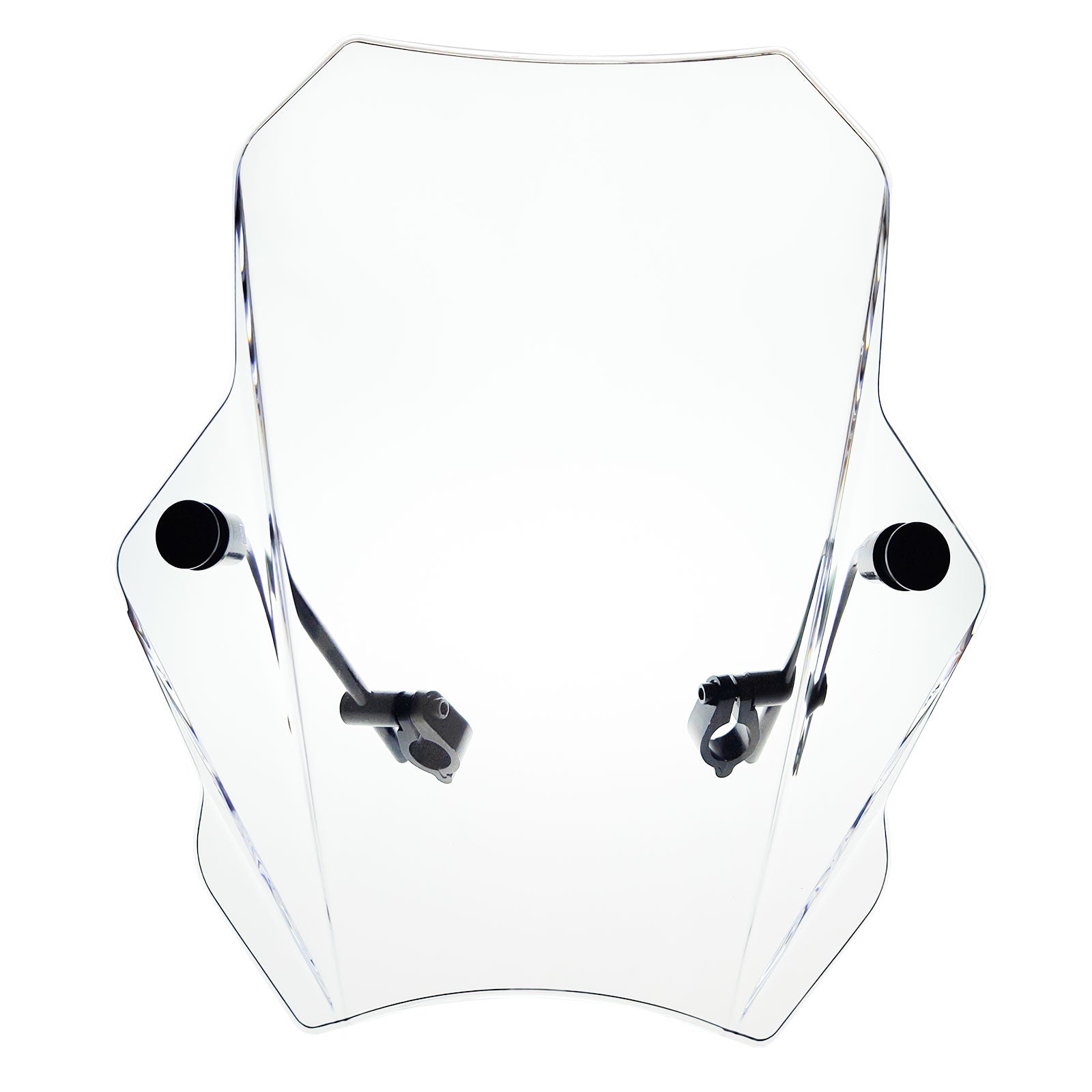 15" Motorcycle Windshield Universal For Harley Davidson Honda Kawasaki Suzuki Triumph Yamaha Indian Victory