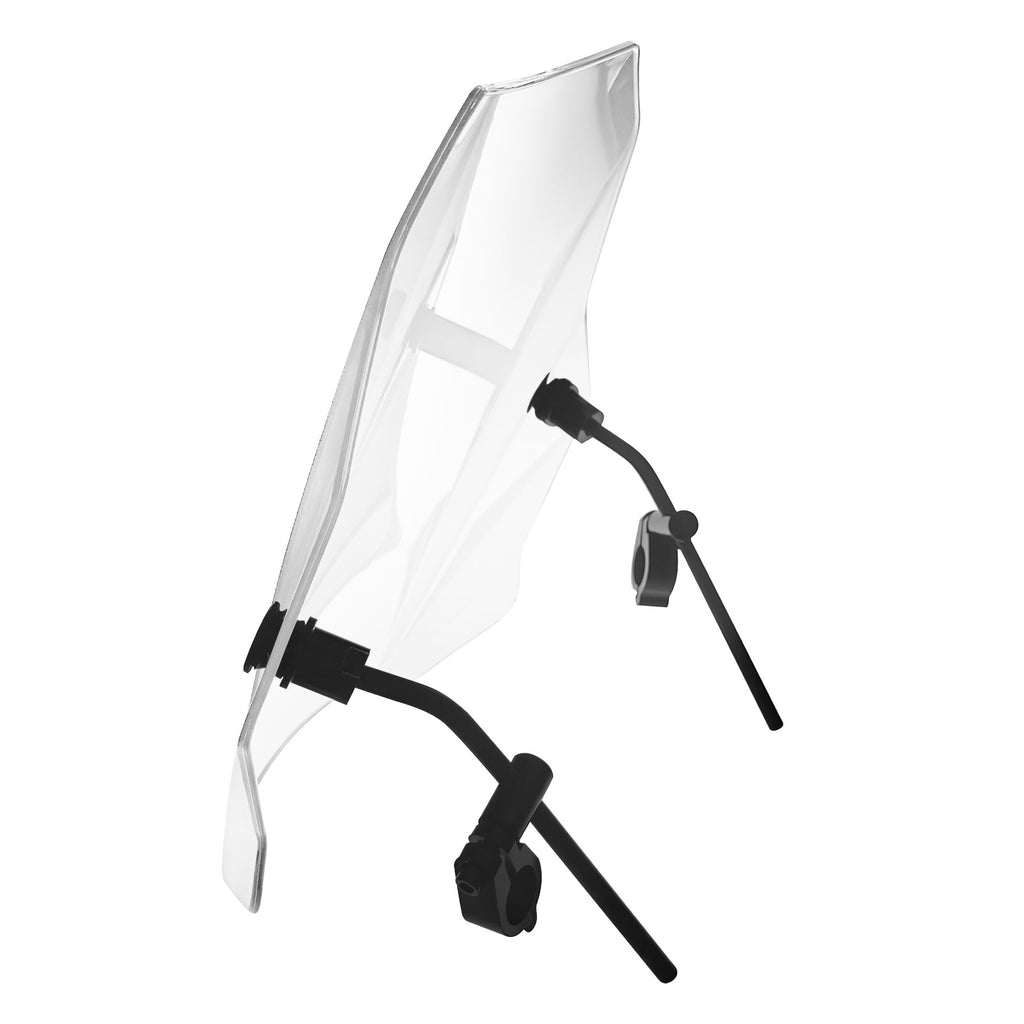 15" Motorcycle Windshield Universal For Harley Davidson Honda Kawasaki Suzuki Triumph Yamaha Indian Victory