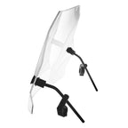 15" Motorcycle Windshield Universal For Harley Davidson Honda Kawasaki Suzuki Triumph Yamaha Indian Victory