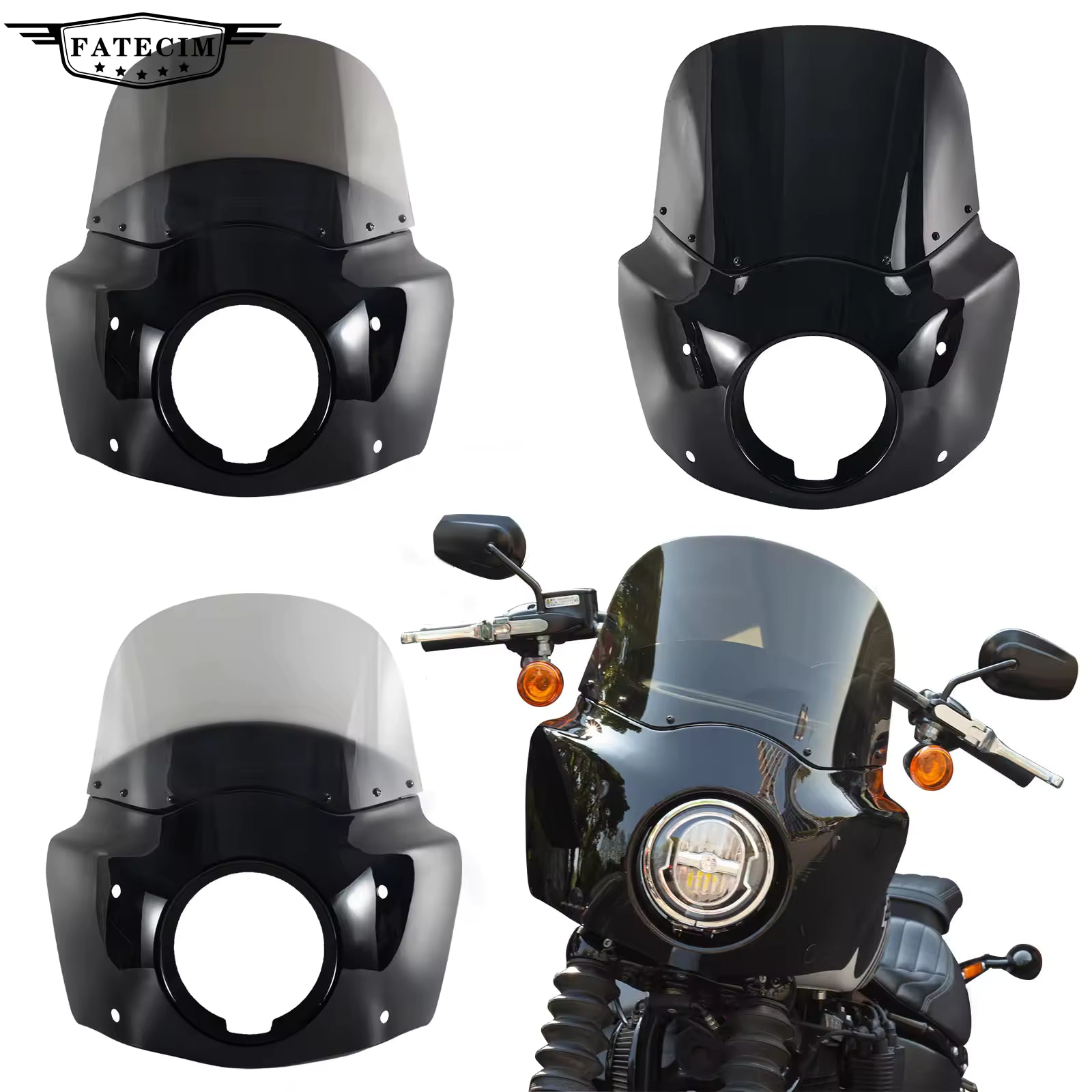 11/15 inch Motorcycle Front Fairing For Road Warrior Fairing For Harley Sportster 883 Iron 883 XL883N XL1200 Main image